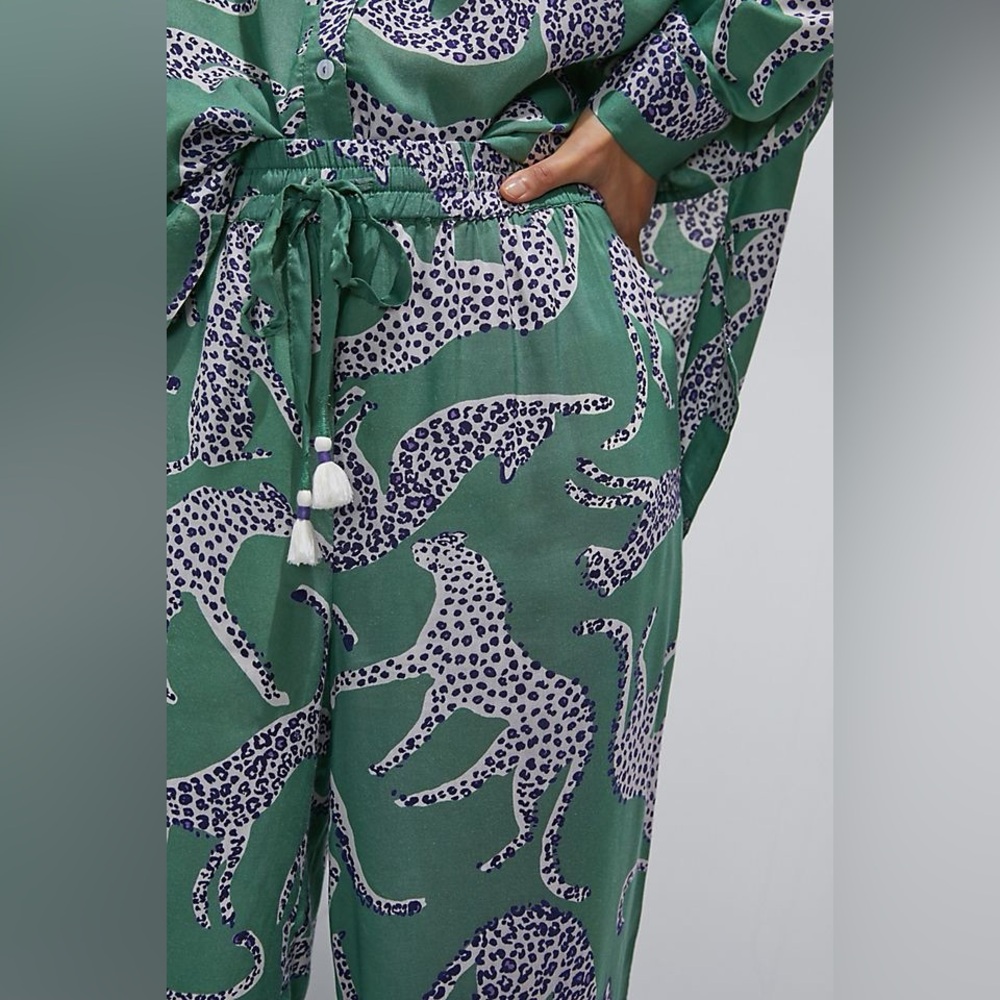 Anthropologie Sweet Dreams Sleep Pants - Cheetah